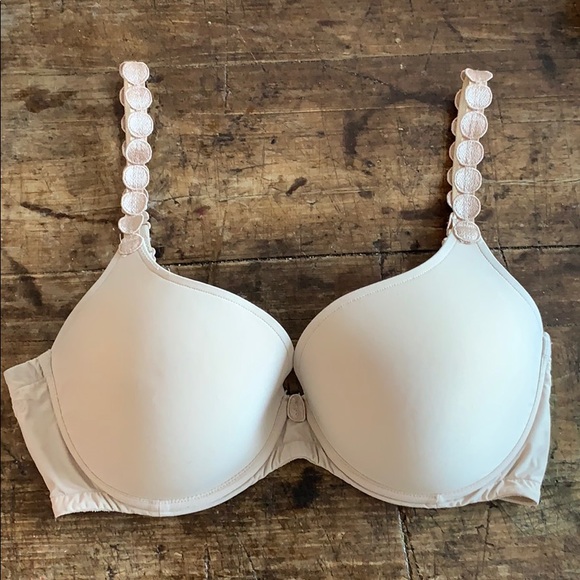 Unlined adjustable beige bra 34D - Picture 2 of 8